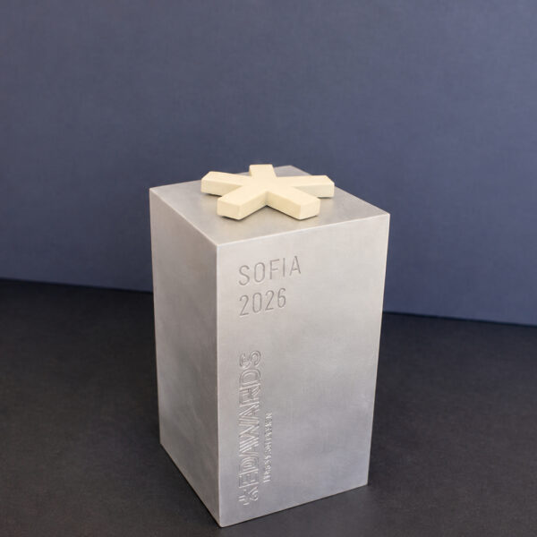 Trophies for Silver & Bronze winners 2026