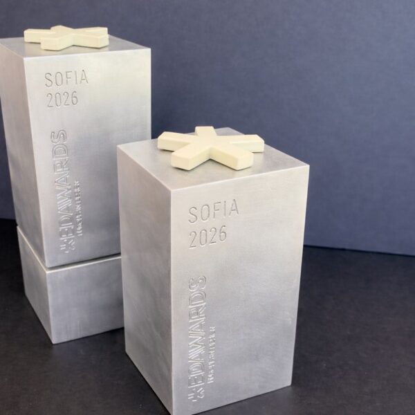 Trophies for Silver & Bronze winners 2026